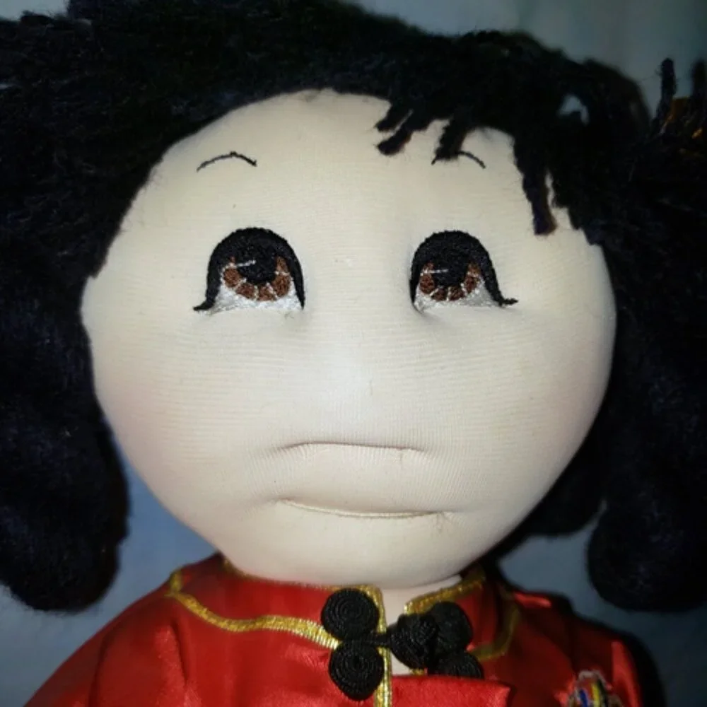 1984 Rice Paddy Babies Soft Sculpture Doll Hong Kong British Passport 18